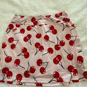 Jofit golf skirt medium cherries